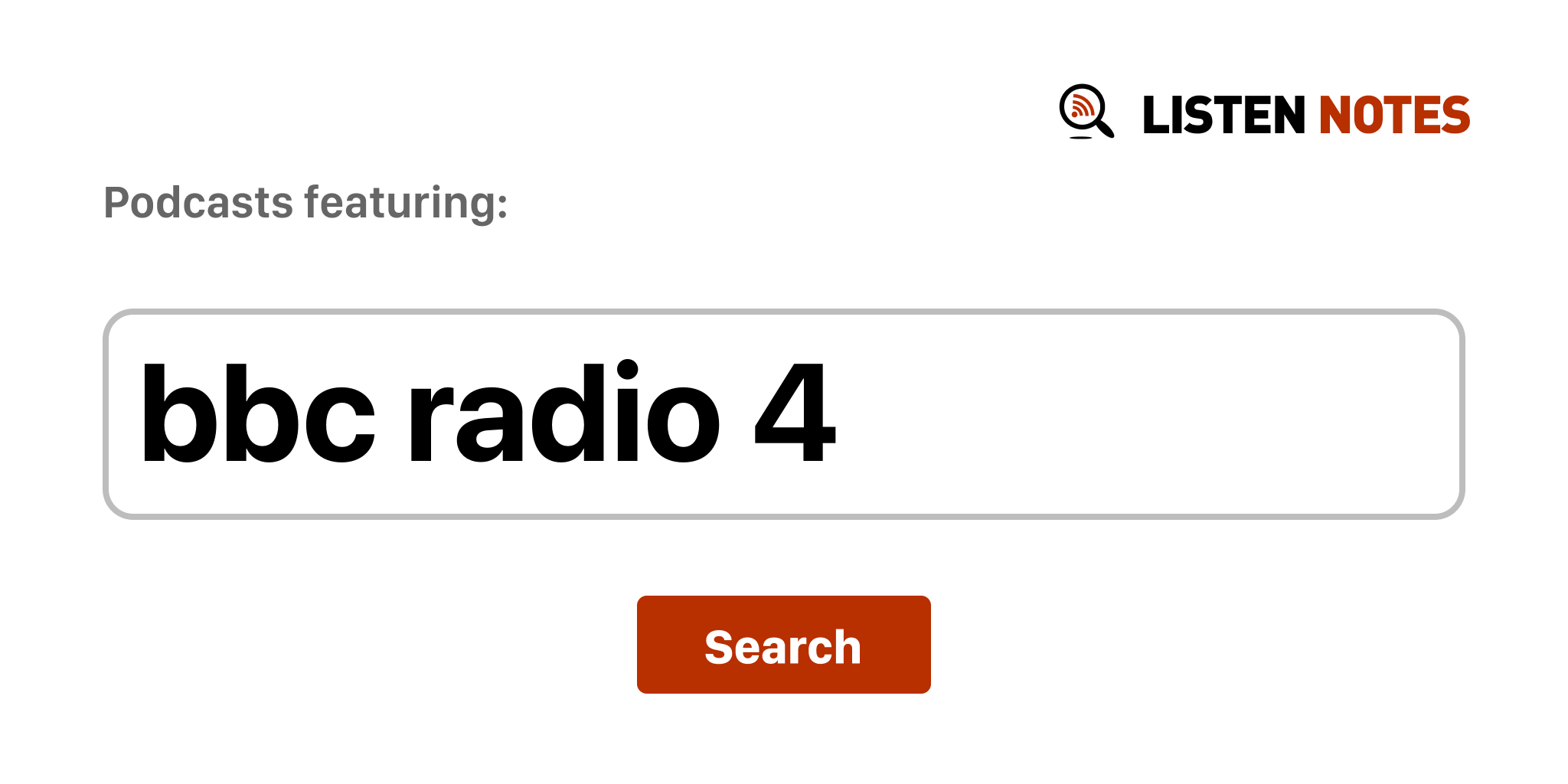 Latest BBC Radio 4 podcasts (2024) Listen Notes